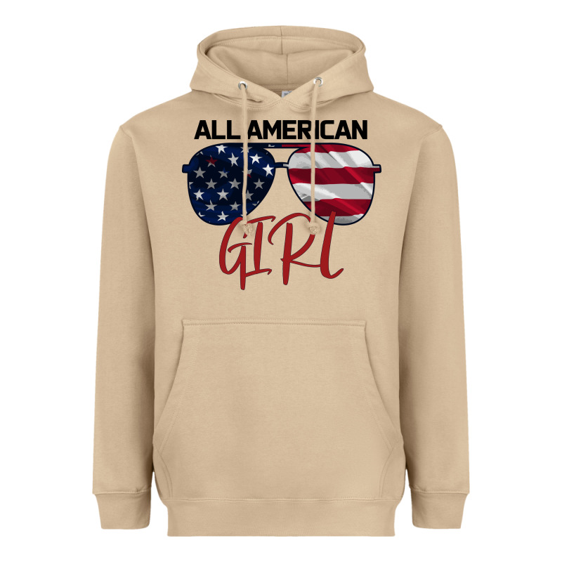 All American Girl Heavyweight Hoodie by Bettercallsaul | Teevron