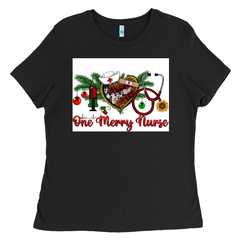 One Merry Nurse Ladies Tee by RanaPortraitStore | Teevron