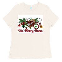 Bone one merry nurse Ladies Tee - RanaPortraitStore