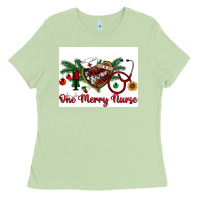 Matcha one merry nurse Ladies Tee - RanaPortraitStore