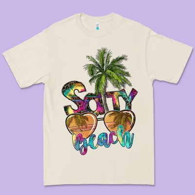 Salty Beach Premium Tee Designed By Sublimationcraftshop