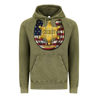Vintage Olive sheriff american flag Vintage Hoodie - JahusDesignShop