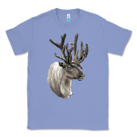 Colony Blue Reindeer Buck Deer Head Classic Tee - LillyAllenDesigns
