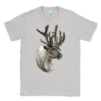 Moon Dust Reindeer Buck Deer Head Classic Tee - LillyAllenDesigns