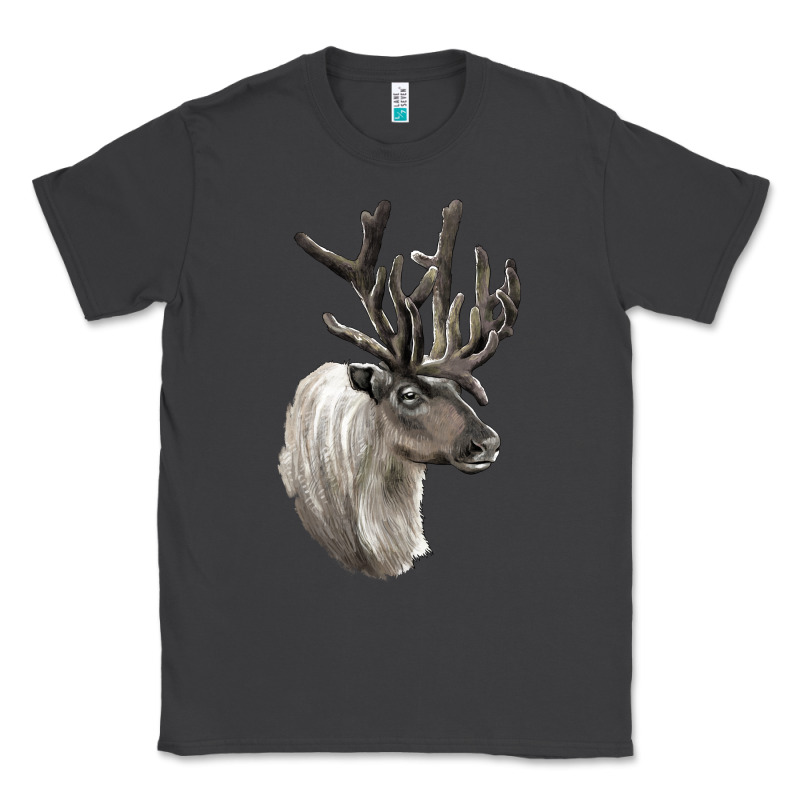 Reindeer Buck Deer Head Classic Tee by LillyAllenDesigns | Teevron