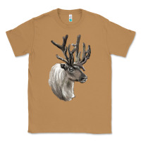 Toasted Coconut Reindeer Buck Deer Head Classic Tee - LillyAllenDesigns