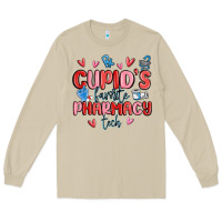 Mushroom cupid's favorite pharmacy tech Long Sleeve Tee - MaliasSmallBusiness