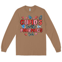 Toasted Coconut cupid's favorite pharmacy tech Long Sleeve Tee - MaliasSmallBusiness