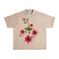 French Oak pink flowers hibiscus Urban Heavy Tee - Jasminsmagicworld