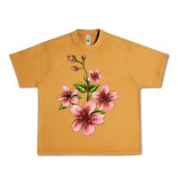 Peanut Butter pink flowers hibiscus Urban Heavy Tee - Jasminsmagicworld