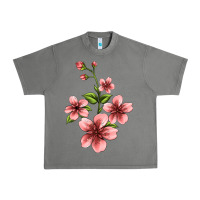 Tornado pink flowers hibiscus Urban Heavy Tee - Jasminsmagicworld