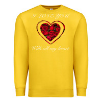 Lemon I love you with all my heart Premium Sweatshirt - Bettercallsaul