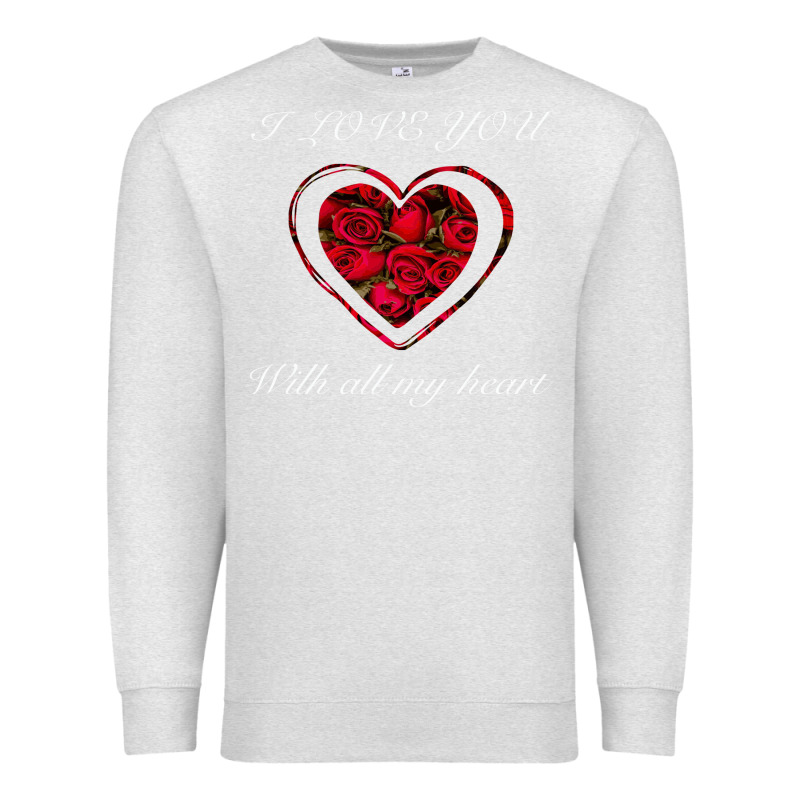 I Love You With All My Heart Premium Sweatshirt by Bettercallsaul | Teevron
