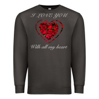Smoke I love you with all my heart Premium Sweatshirt - Bettercallsaul