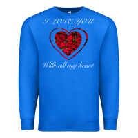 True Royal I love you with all my heart Premium Sweatshirt - Bettercallsaul