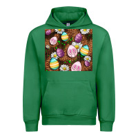 Emerald Easter rabbit eggs Urban Hoodie - OliviaCreatesArt