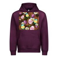 Mauve Wine Easter rabbit eggs Urban Hoodie - OliviaCreatesArt