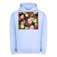 Pigment Grape Ice Easter rabbit eggs Urban Hoodie - OliviaCreatesArt