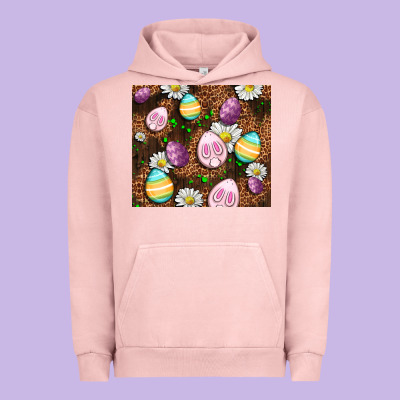 Easter Rabbit Eggs Urban Hoodie Designed By Oliviacreatesart