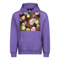 Tulip Easter rabbit eggs Urban Hoodie - OliviaCreatesArt