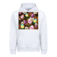 White Easter rabbit eggs Urban Hoodie - OliviaCreatesArt
