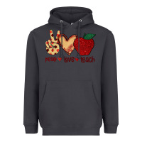 Smoke Peace Love Teach Heavyweight Hoodie - Bettercallsaul
