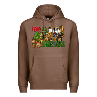 Chestnut I dig Christmas Premium Hoodie - NancyCooperArtShop