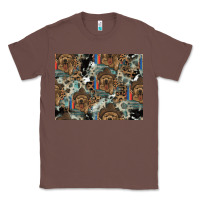 Chestnut Dog Pattern Classic Tee - CowhideDigitalArt