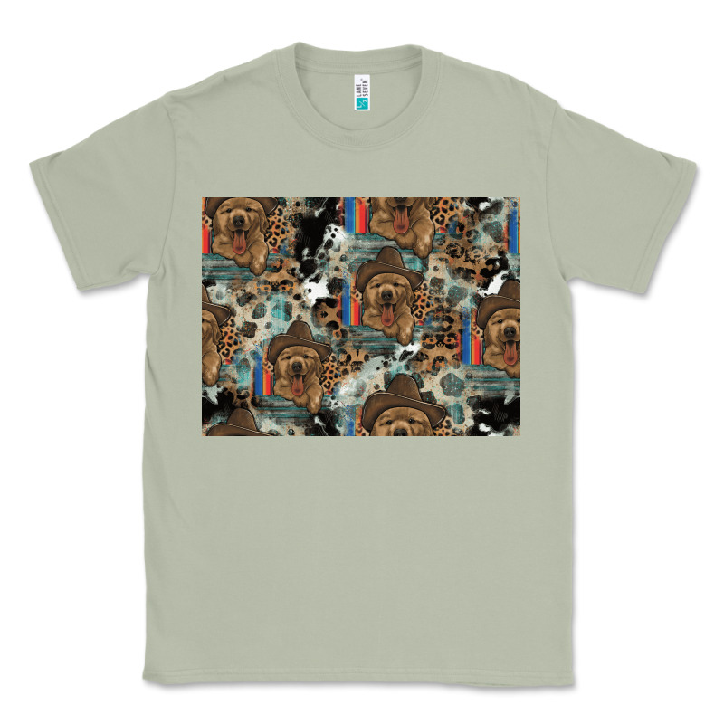 Dog Pattern Classic Tee by CowhideDigitalArt | Teevron