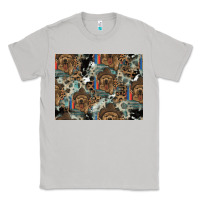 Moon Dust Dog Pattern Classic Tee - CowhideDigitalArt