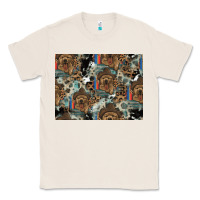 Natural Dog Pattern Classic Tee - CowhideDigitalArt