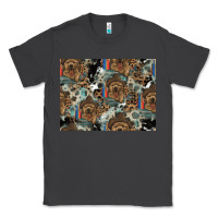 Smoke Dog Pattern Classic Tee - CowhideDigitalArt