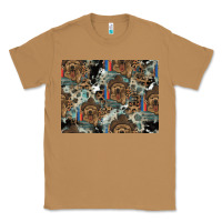 Toasted Coconut Dog Pattern Classic Tee - CowhideDigitalArt