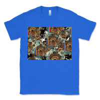 True Royal Dog Pattern Classic Tee - CowhideDigitalArt