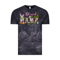 Cloud Black blessed mama easter Vintage Tee - BarkalooDesign