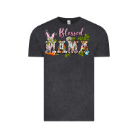Vintage Black blessed mama easter Vintage Tee - BarkalooDesign