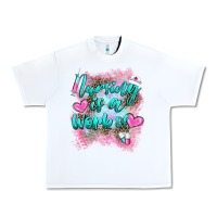 White nursing is a work of Urban Heavy Tee - BarkalooDesign