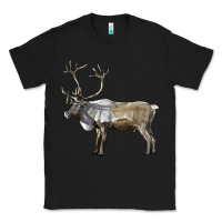 Black reindeer buck deer Classic Tee - LillyAllenDesigns