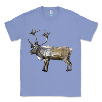 Colony Blue reindeer buck deer Classic Tee - LillyAllenDesigns