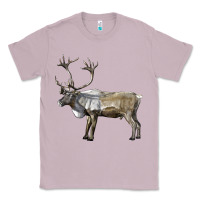 Lilac reindeer buck deer Classic Tee - LillyAllenDesigns