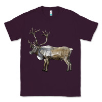 Plum reindeer buck deer Classic Tee - LillyAllenDesigns