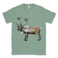 Sage reindeer buck deer Classic Tee - LillyAllenDesigns