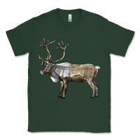 Sports Green reindeer buck deer Classic Tee - LillyAllenDesigns