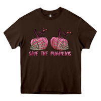 Chocolate Brown Save The Pumpkins Heavy Core Tee - texasbilliewilder