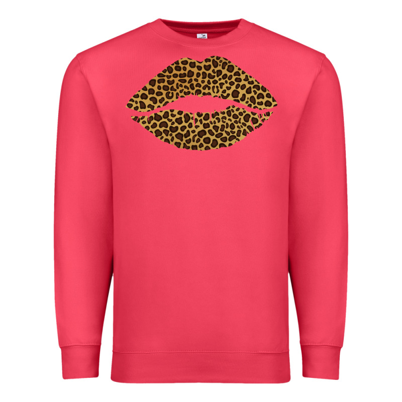Leopard Lips Premium Sweatshirt by Bettercallsaul | Teevron