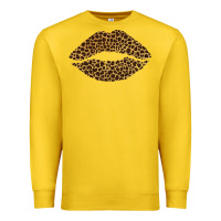 Lemon leopard lips Premium Sweatshirt - Bettercallsaul