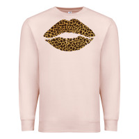 Pale Pink leopard lips Premium Sweatshirt - Bettercallsaul