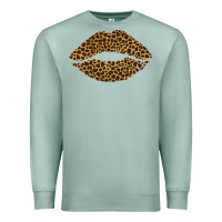 Seafoam leopard lips Premium Sweatshirt - Bettercallsaul