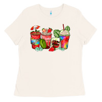Bone strawberry coffee cups Ladies Tee - Zillion Design Studio