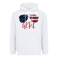 White All American Girl Heavyweight Hoodie - Bettercallsaul